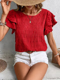 Charmaine | Light &amp; Breezy Blouse with Playful Ruffles for Women