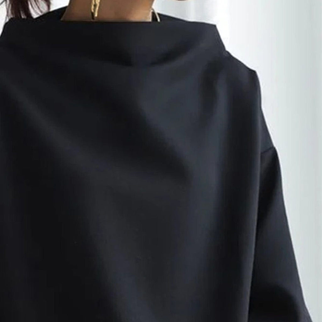 Louisette | Cashmere High-Neck Casual Top for Women