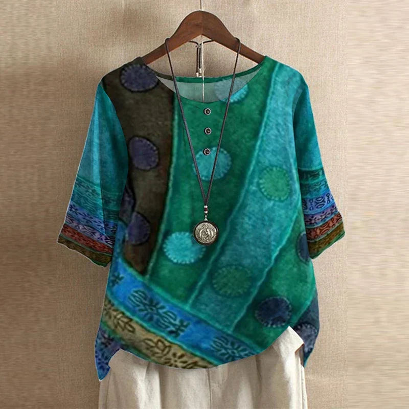 Anya | Retro-Inspired Blouse for Women