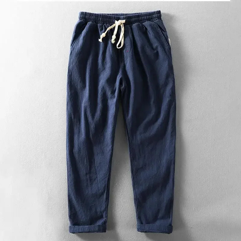 Evangelia | Relaxed Linen Trousers for Women