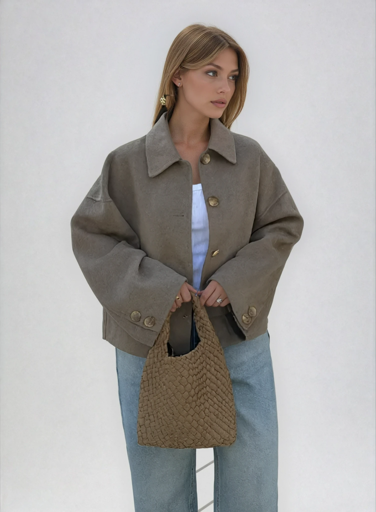 Wren | Short Wool Coat for Women