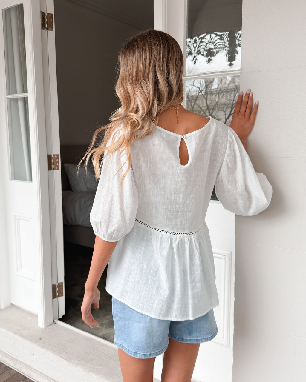 Mafalda | Cotton Linen Blouse for Women