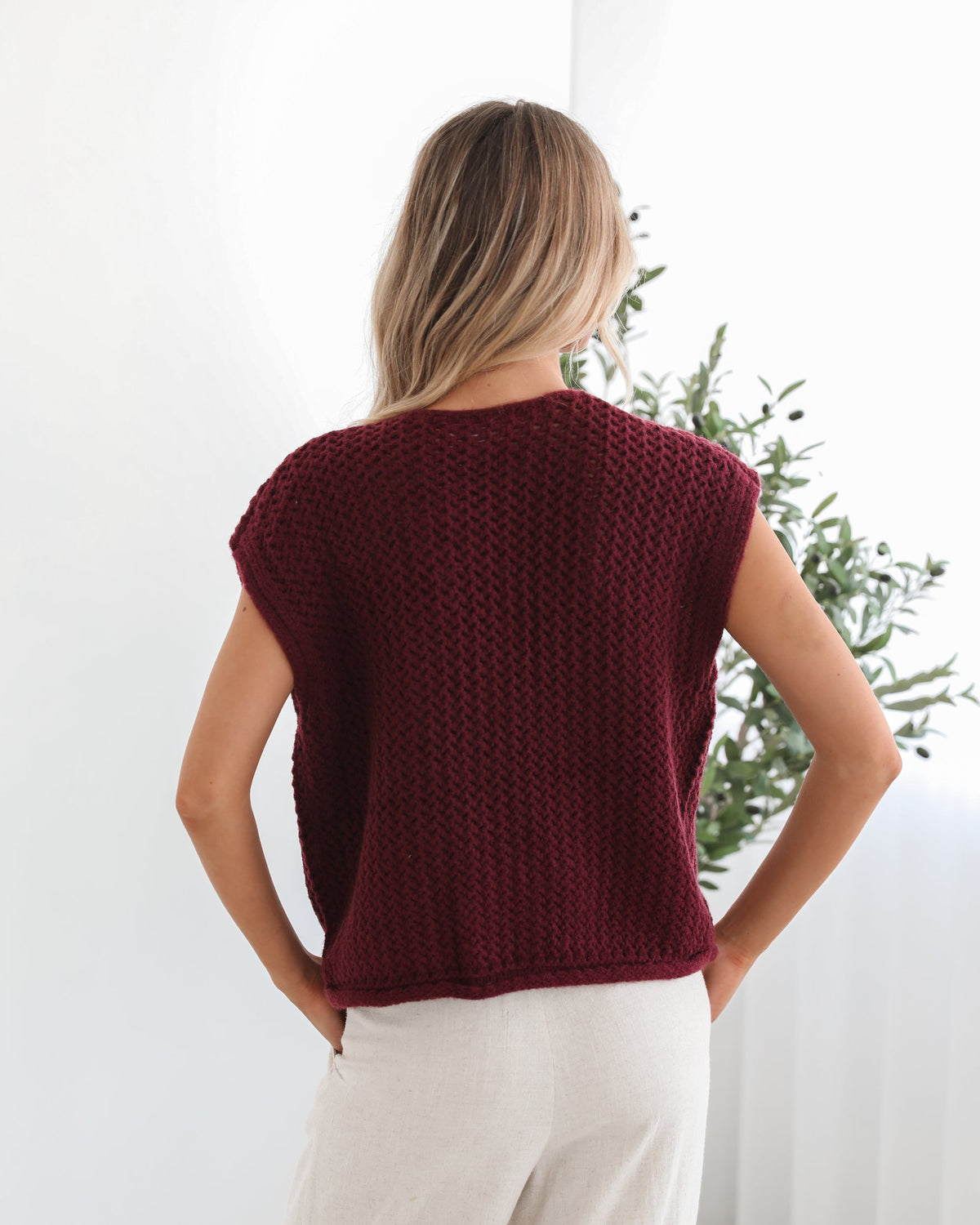 Luisa | Ribbed Knit Top for Women