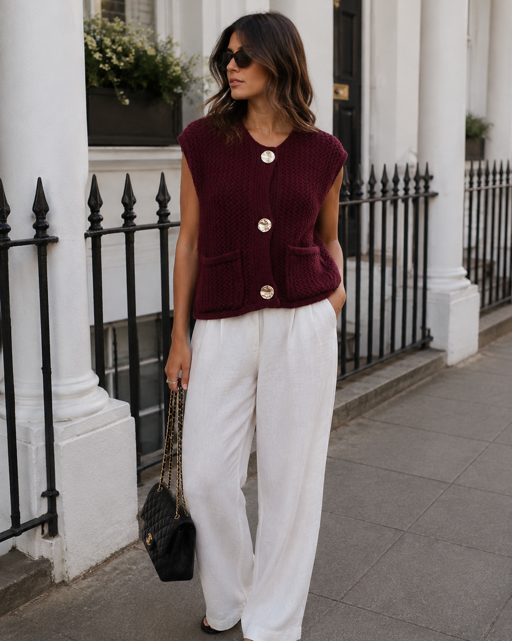 Luisa | Ribbed Knit Top for Women