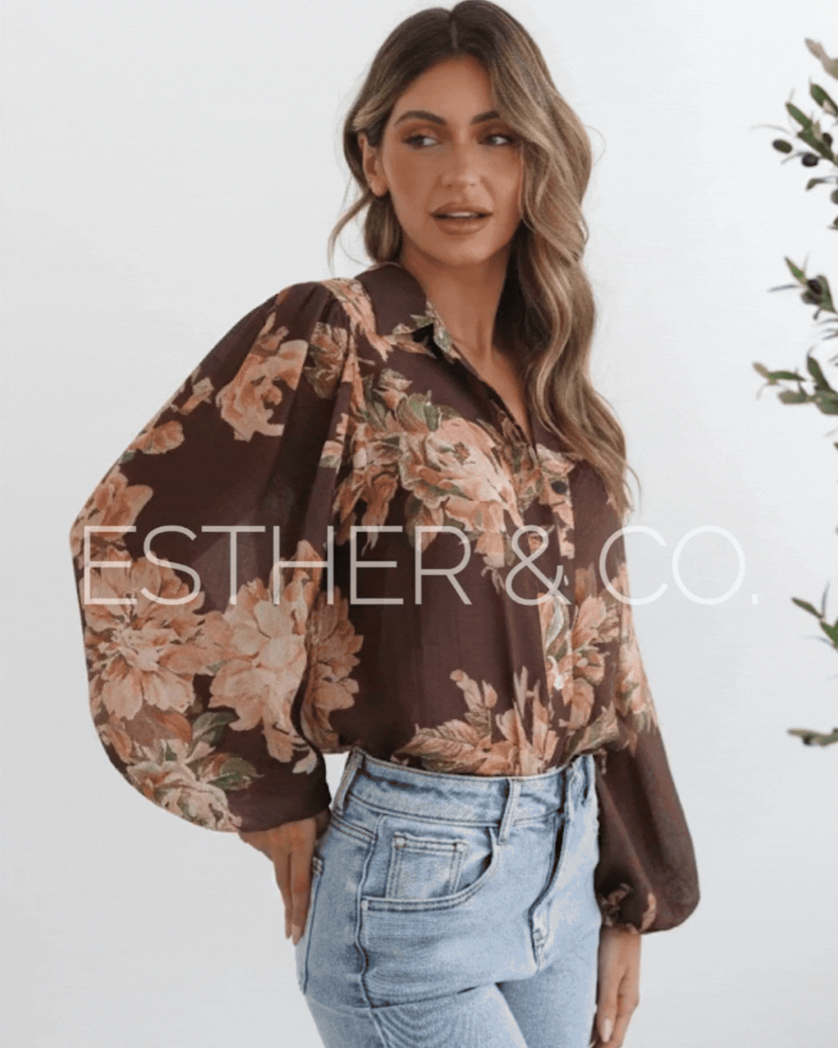 Luigia | Bishop Sleeve Blouse for Women