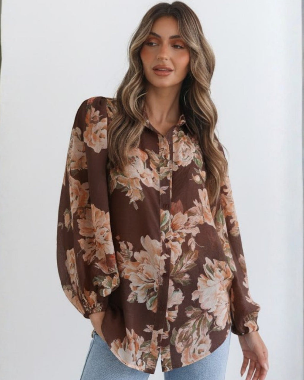Luigia | Bishop Sleeve Blouse for Women
