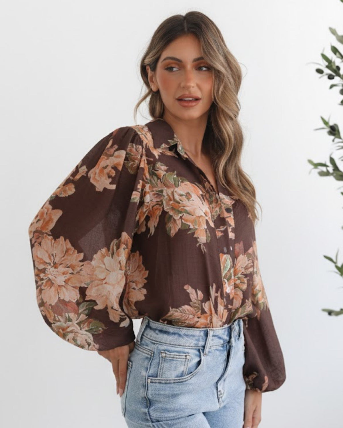 Luigia | Bishop Sleeve Blouse for Women