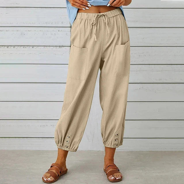 Lena | Boho Wide-Leg Pants for Women