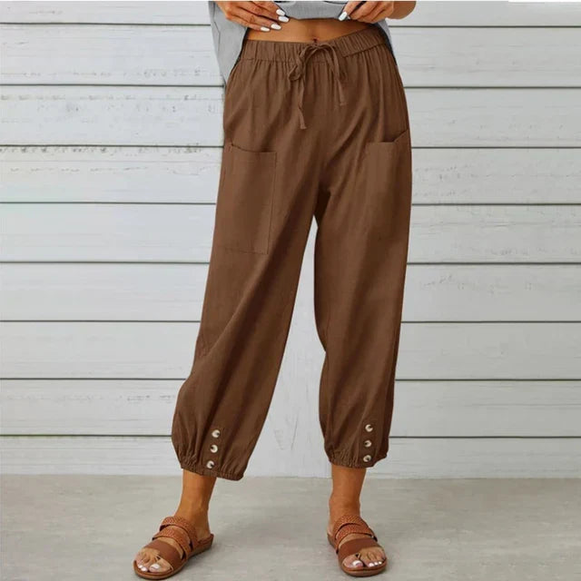 Lena | Boho Wide-Leg Pants for Women