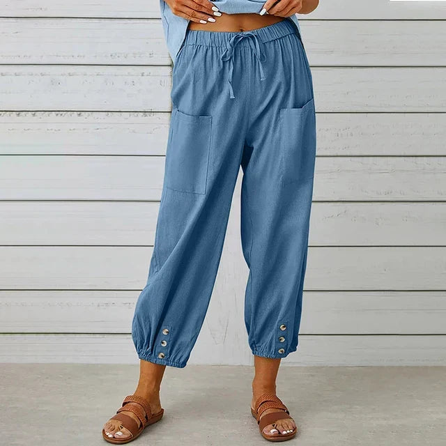 Lena | Boho Wide-Leg Pants for Women