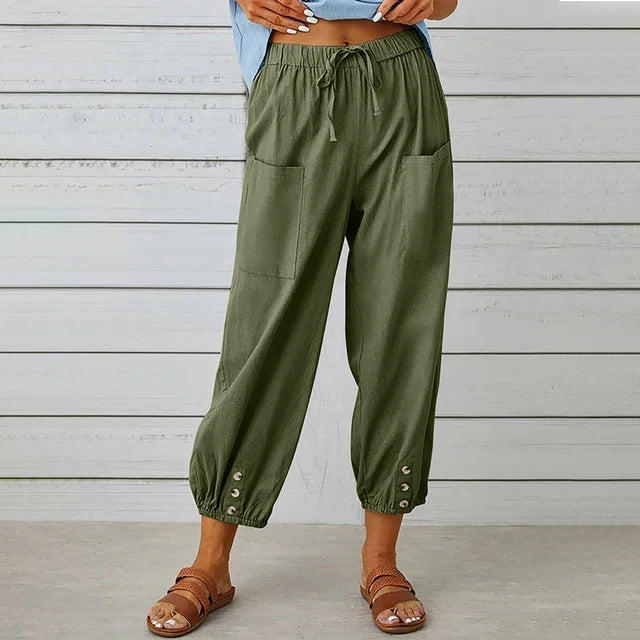 Lena | Boho Wide-Leg Pants for Women