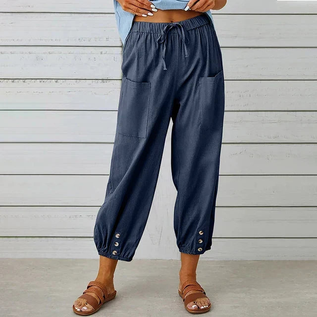 Lena | Boho Wide-Leg Pants for Women