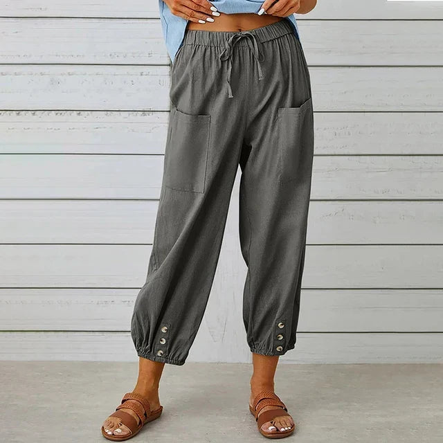 Lena | Boho Wide-Leg Pants for Women