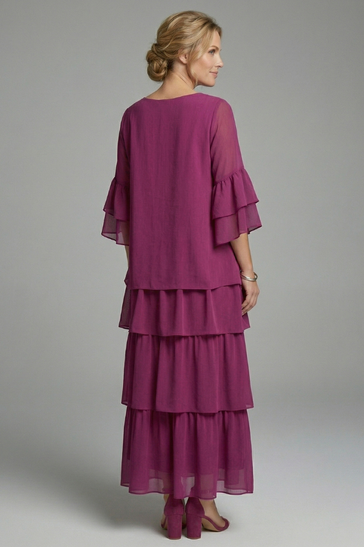 Lily | Tiered Floral Maxi Dress