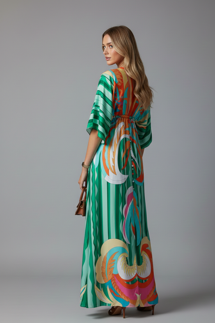 Eliza | Bohemian Resort Maxi Dress in Multiple Colours