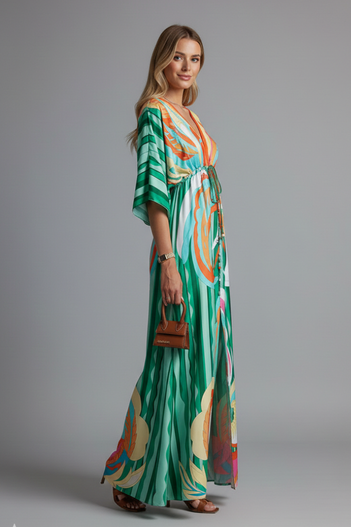Eliza | Bohemian Resort Maxi Dress in Multiple Colours