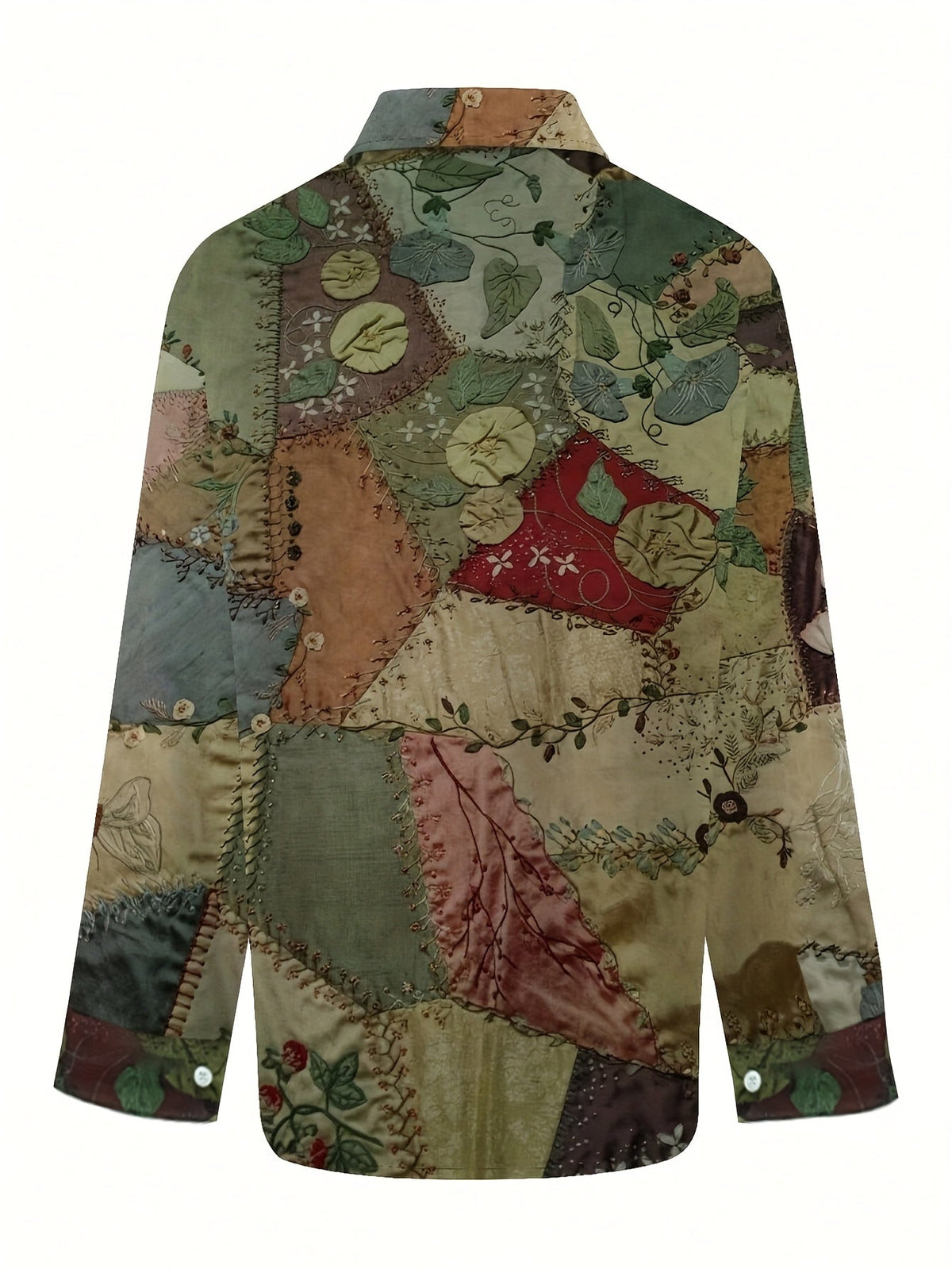 Annoula | Vintage Graphic V-Neck Top for Women