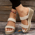 Ivy | Platform Wedge Slippers