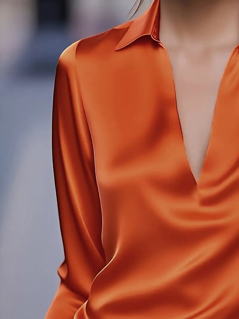 Eliane | Premium V-Neck Blouse for Women