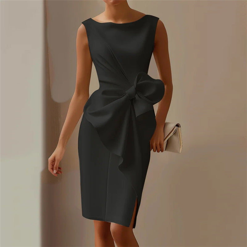 Cordelia | Bow Detail Midi Dress