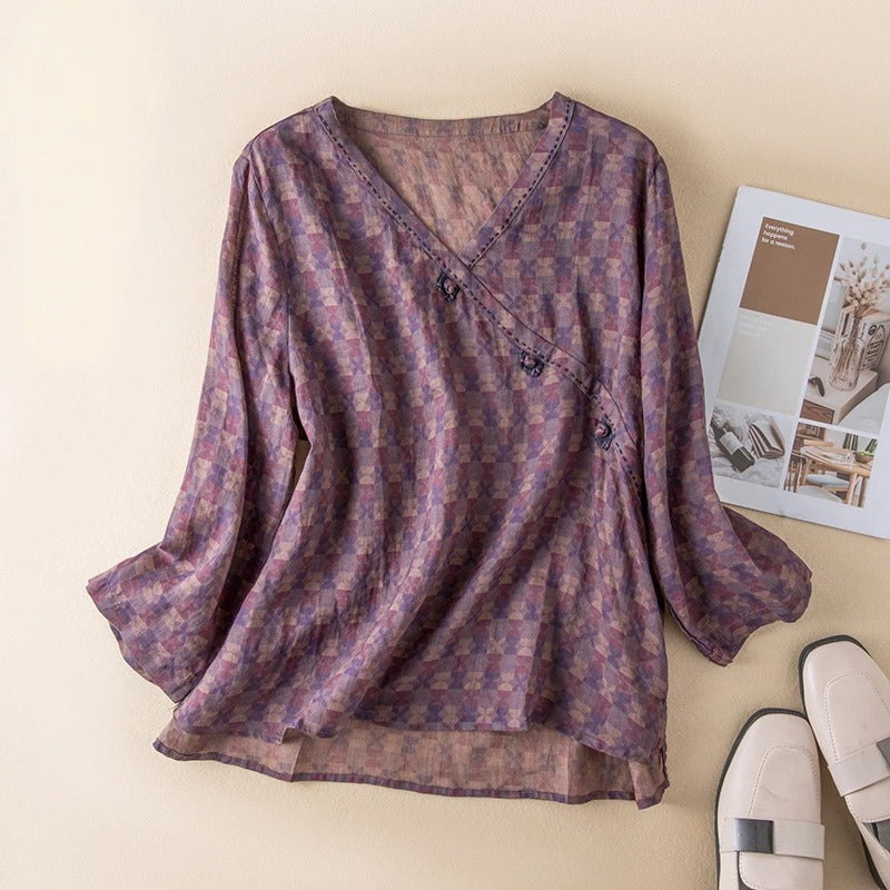 Solange | Button-Front Relaxed Shirt for Women