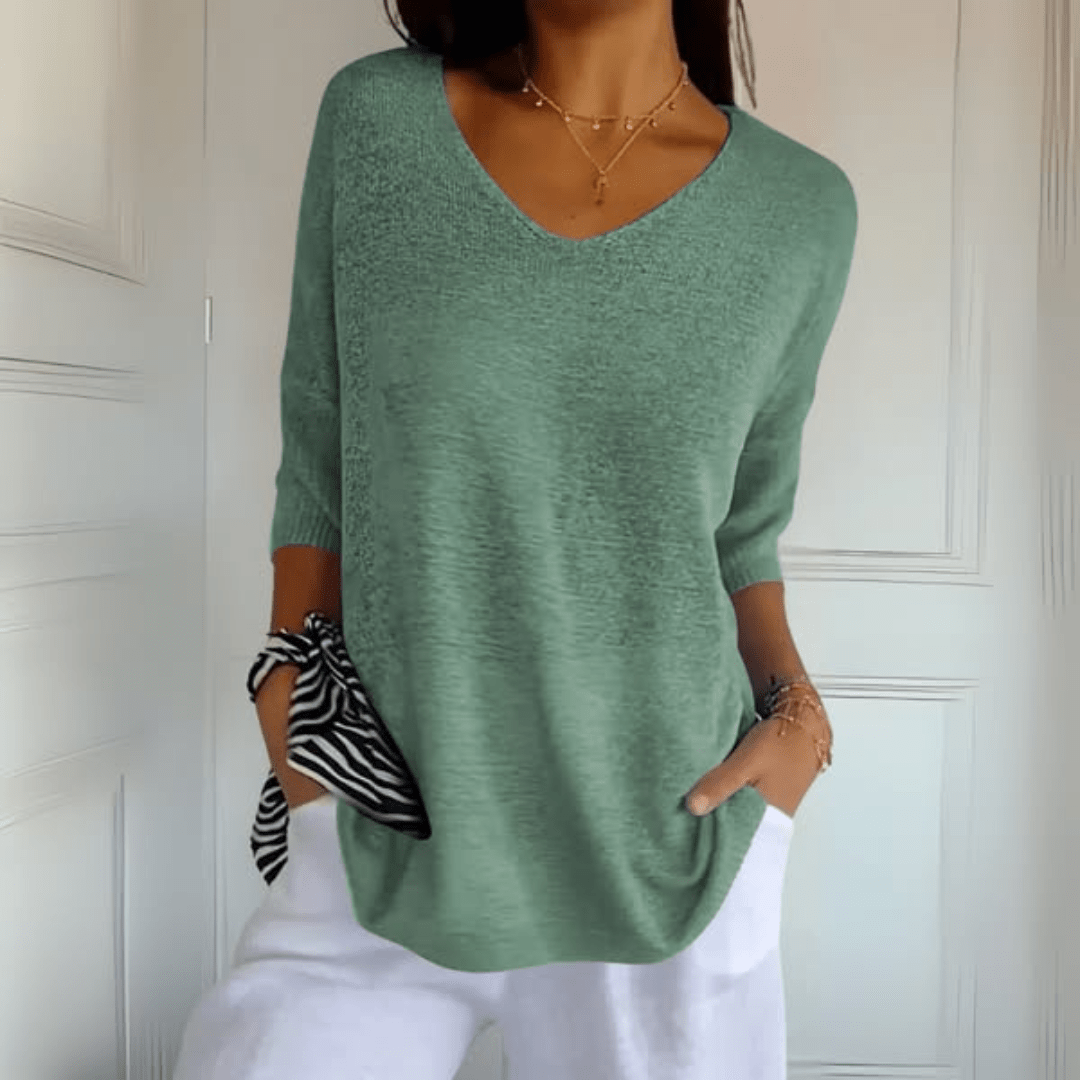 Toni | V-Neck Top for Women