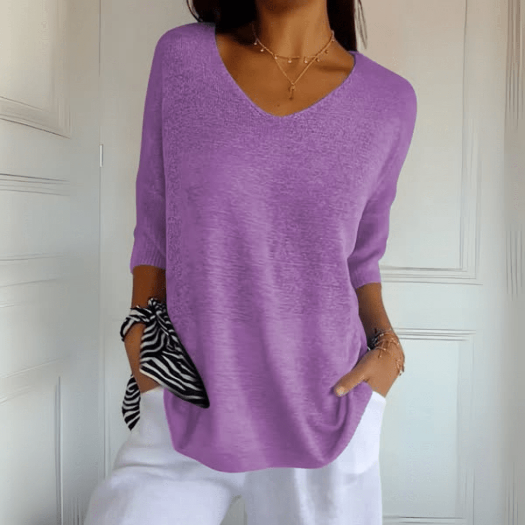 Toni | V-Neck Top for Women