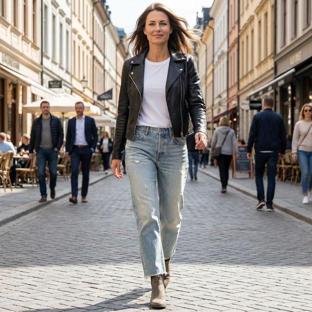 Mathilde | Elegant Cropped Jeans for Women
