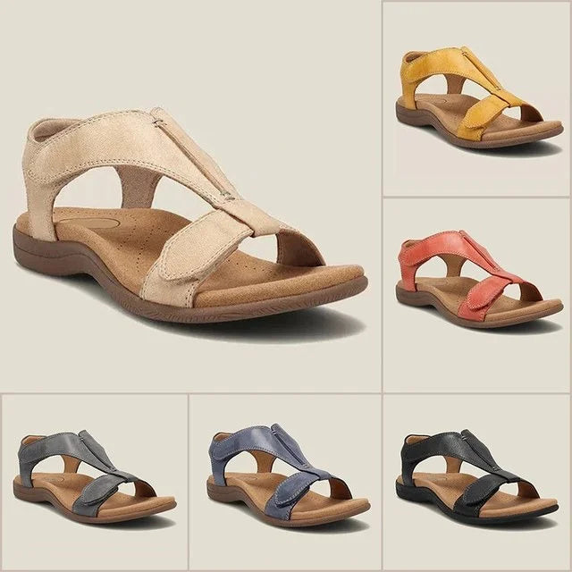 Indiana | Leather Orthopaedic Arch Support Sandals
