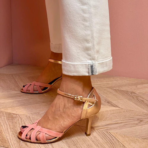 Calista | Colour Block Pointed Toe Heels