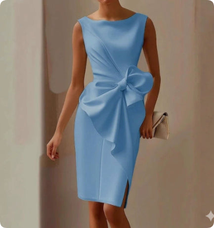 Cordelia | Bow Detail Midi Dress