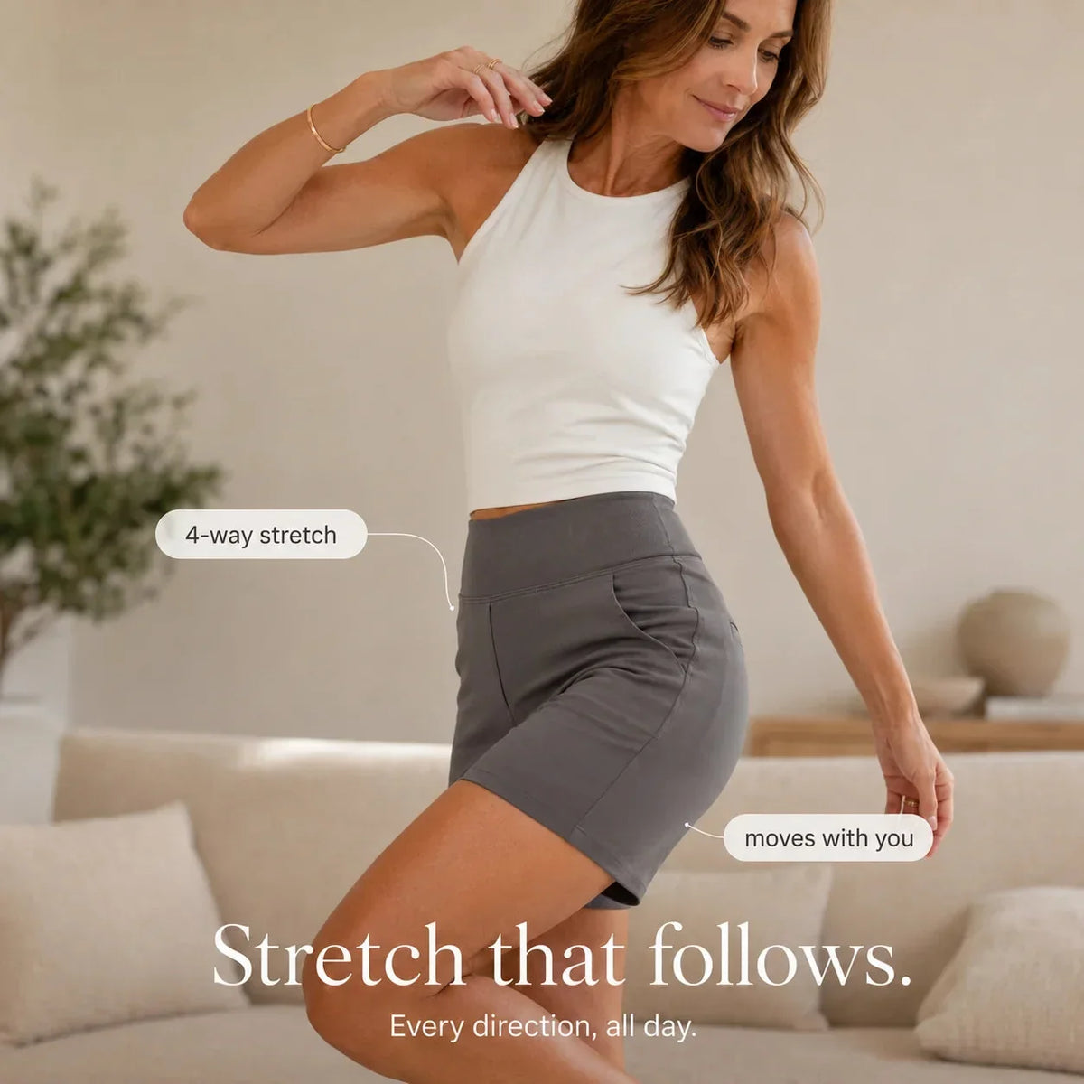 Florencia | Wide-Leg Tailored Shorts for Women