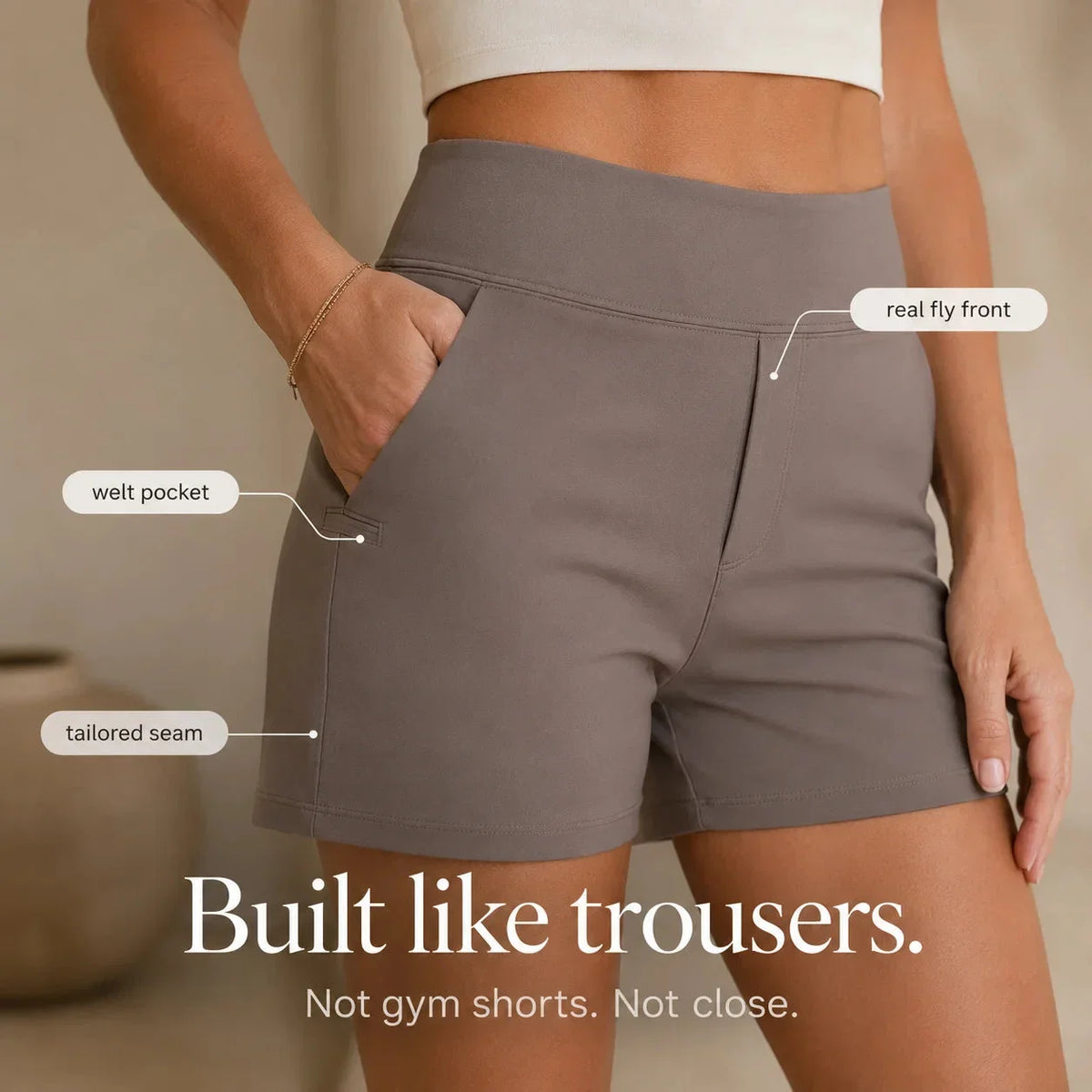 Florencia | Wide-Leg Tailored Shorts for Women