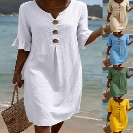 Beatrice | Cotton Mini Dress