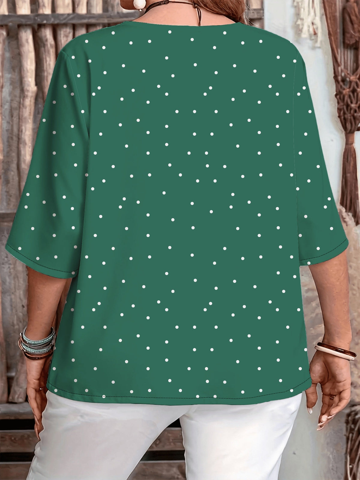 Costanza | Classic Polka Dot Everyday Blouse for Women