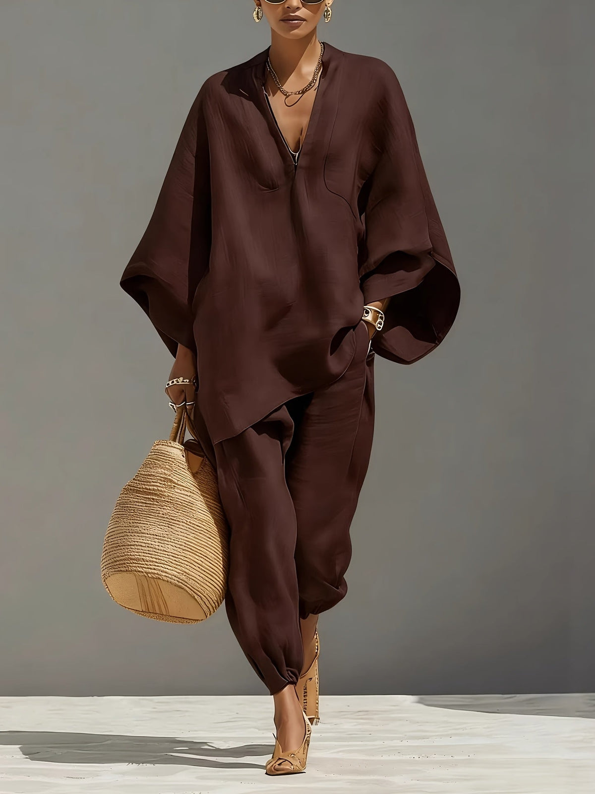 Agata | Batwing Relaxed Set for Women