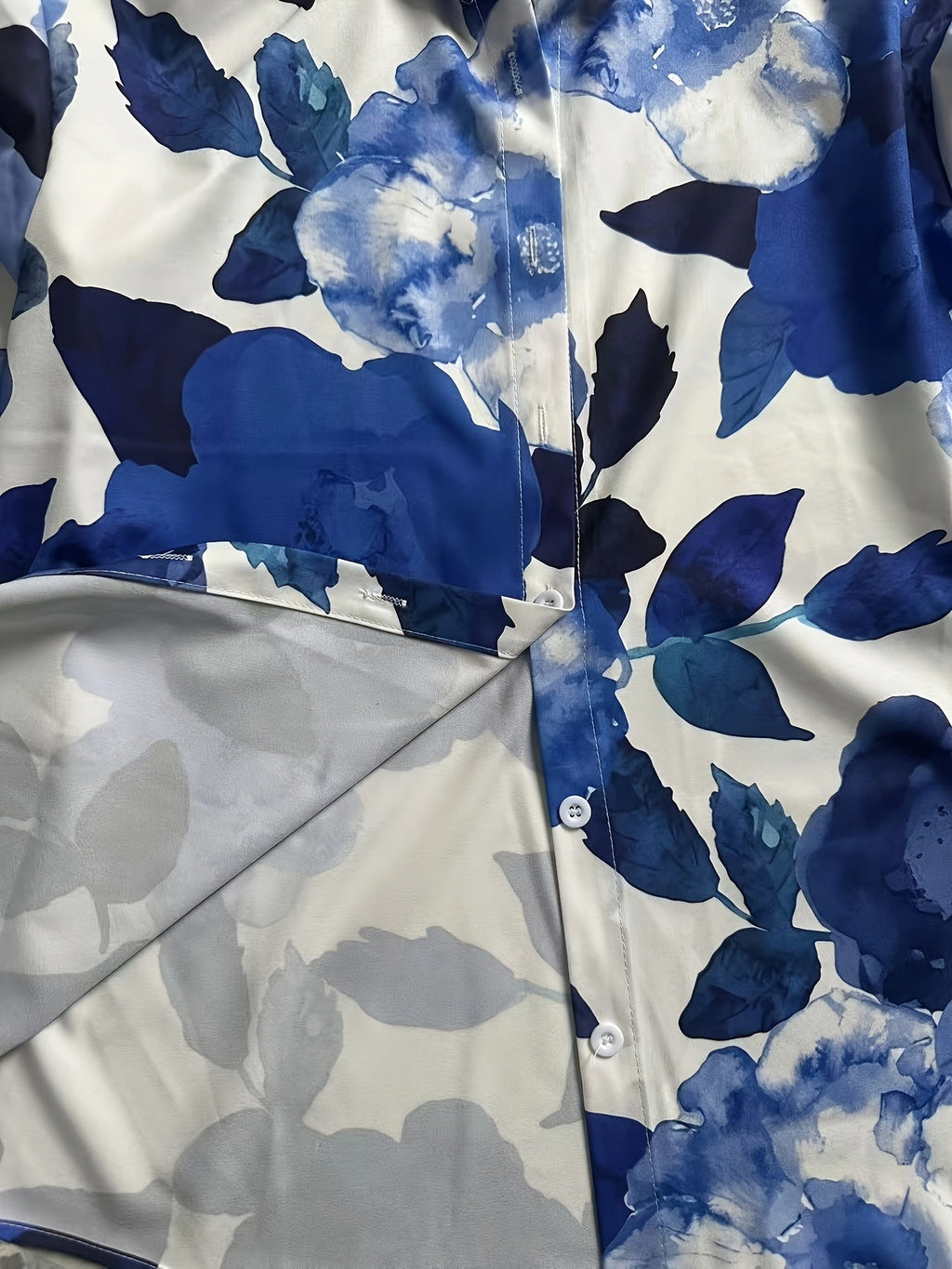 Sunny | Patchwork Print Short Sleeve Shirt for Women