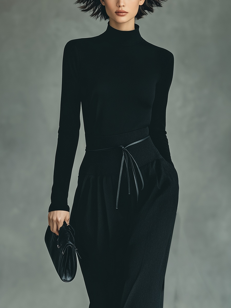 Natalina | Knit Top and Stretch Skirt Set for Women