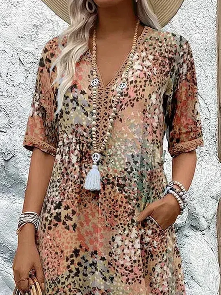 Élise | Floral Midi Dress