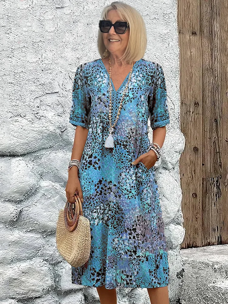 Élise | Floral Midi Dress