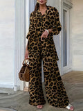 Leore | Bold Leopard Two-Piece Set for Women