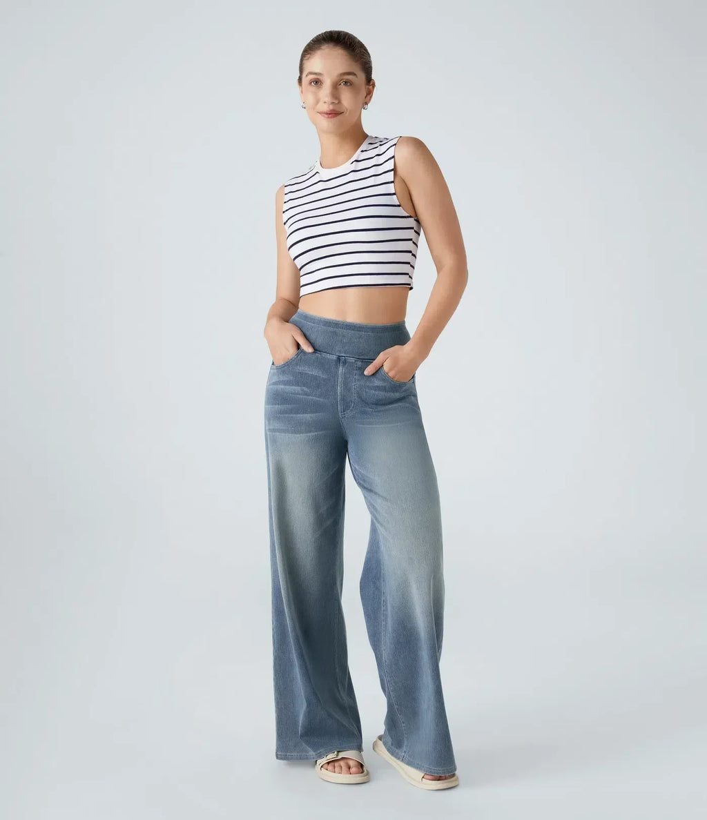 Nicolette | Linen Comfort Trousers for Women