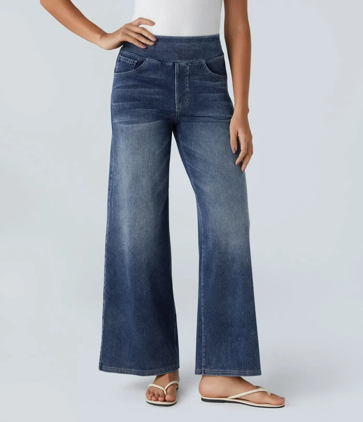 Nicolette | Linen Comfort Trousers for Women