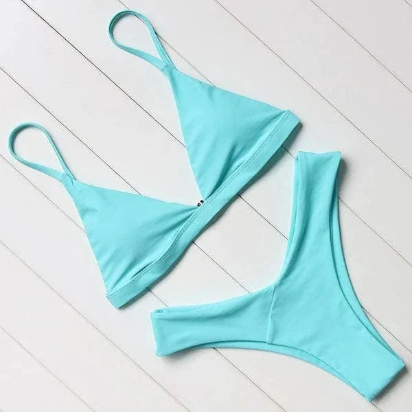 Tilly | Triangle Bikini Set with Adjustable Straps
