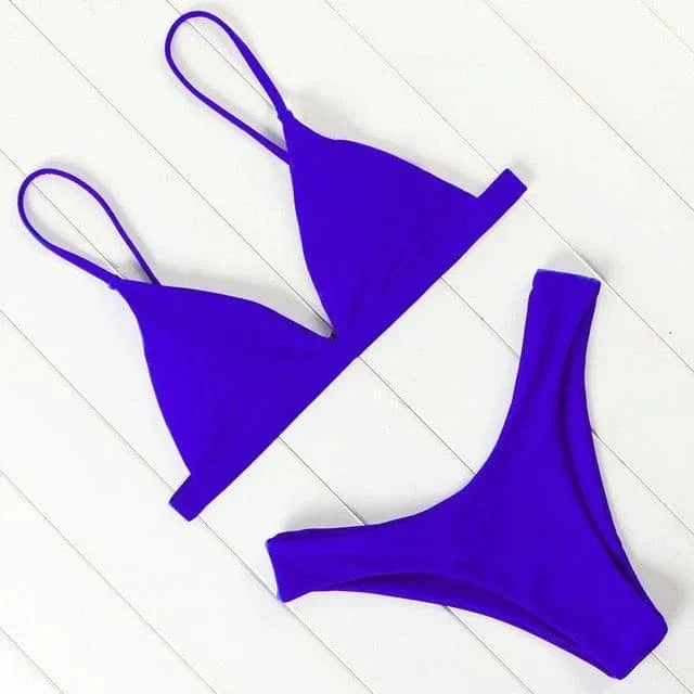 Tilly | Triangle Bikini Set with Adjustable Straps