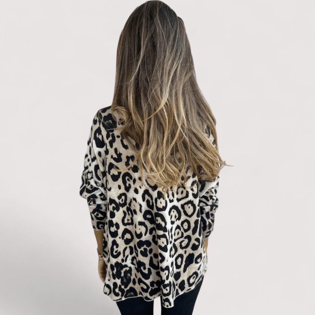 Astrid | Lightweight Leopard Print Top for Women