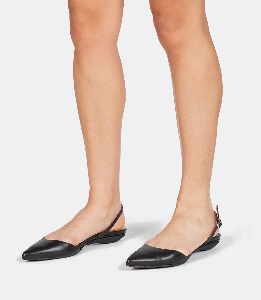 Adriana | Everyday Block Heel in Black Leather