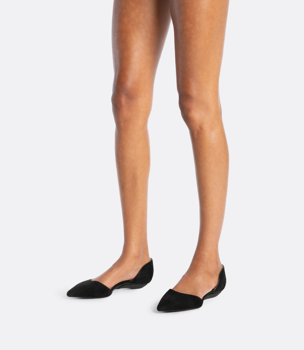 Oriana | Classic Black Block Heel Pumps