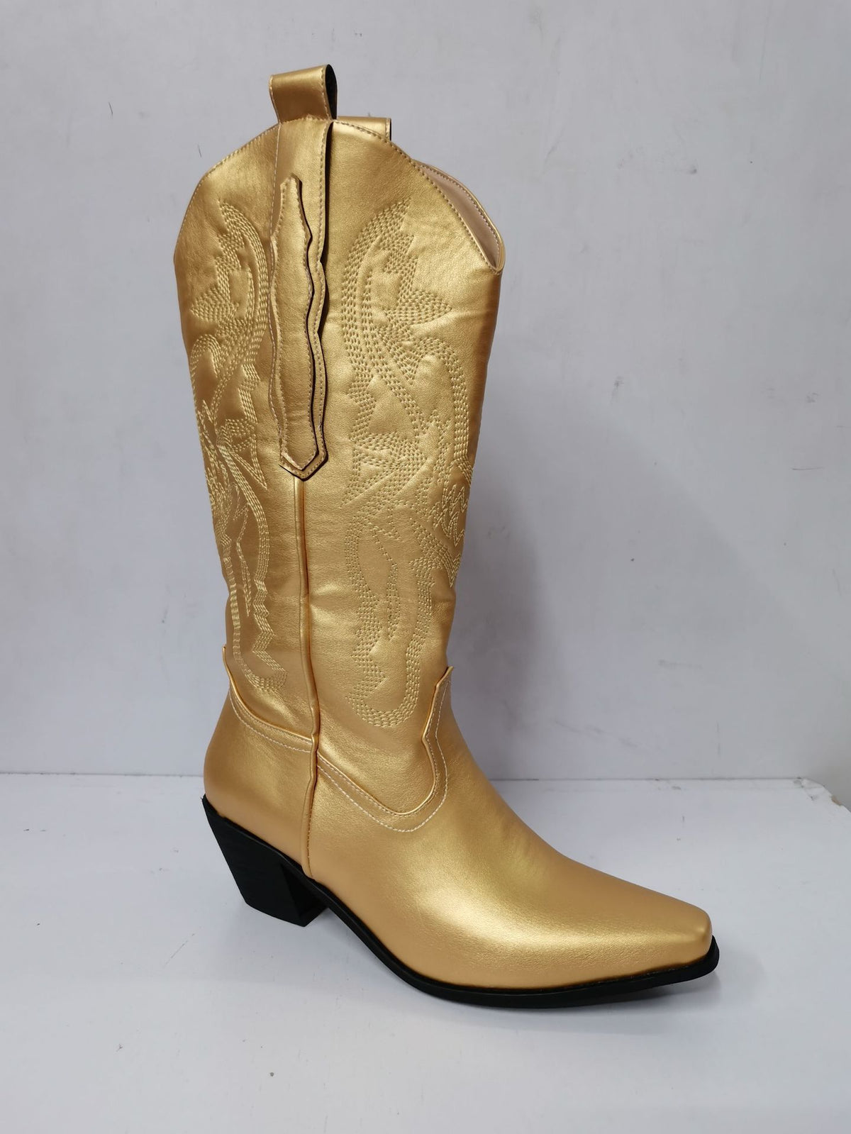 Axelle | Embroidered Pointed Toe Western Boots