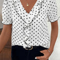 Zoraya | Lace Colour Block Bubble Sleeve Blouse for Women